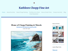 Tablet Screenshot of kkchoppfineart.com